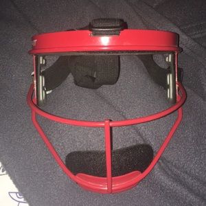 RIP-IT face mask for softball, defense mask, red